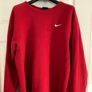 Red Nike Crewneck (Large)